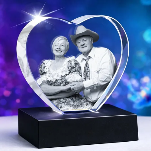 Miniatura 9 de Foto de Cristal 3D, Regalos Personalizados de Navidad para Mujeres, Esposa, Ella, Él, Hombres, Marido, Regalos de Fotos Personalizados, Cumpleaños
