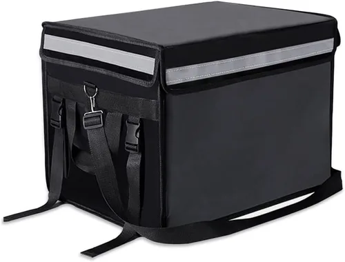 Bolsas Aisladas para Entrega de Alimentos XL - 18.1" x 13.8" x 13.8", Bolsa de Entrega de Alimentos Aislada Comercial con Divisor, Bolsa de Catering