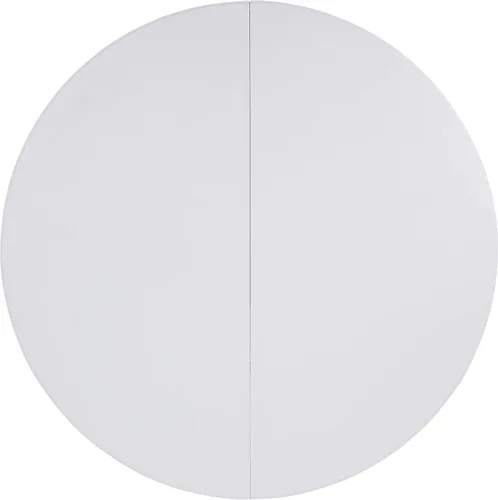 Miniatura 5 de BizChair Mesa plegable redonda de 6 pies de plástico blanco granito bi-Fold con mango
