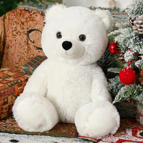 Miniatura 4 de Tezituor Oso de peluche de béisbol de 18 pulgadas, oso de peluche amarillo con sombrero para niños y niñas, bonito oso deportivo, regalo para fiesta