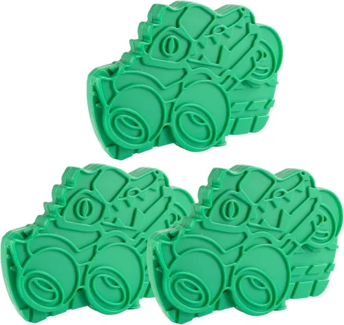 Paquetes de hielo duros para niños (paquete de 3) paquetes de congeladores delgados y ligeros, reutilizables, enfriadores de larga duración Monster