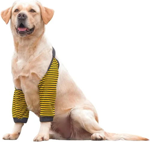 Miniatura 27 de Protector de codo para perro, coderas con almohadilla de malla para perros medianos y grandes para evitar lamer heridas (automóvil, 4XL)