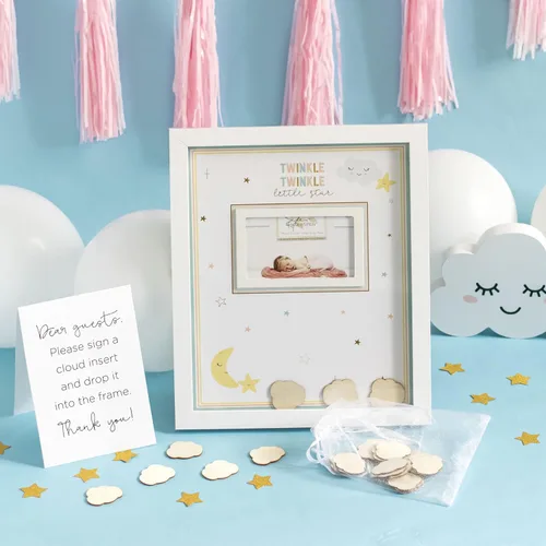 Miniatura 12 de Kate Aspen Twinkle Twinkle - Platos de papel decorativos de alta calidad de 7 pulgadas, suministros para fiestas (peso de 350 GSM, juego de 16)