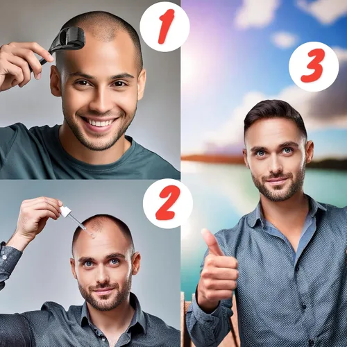 Miniatura 5 de Paquete de 6 unidades de minoxidil al 5% para hombres para tratamiento de crecimiento del cabello, solución líquida extra fuerte 5% tópica