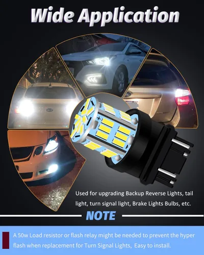 Miniatura 7 de 3157 - Bombilla LED blanca superbrillante 4014 39-SMD 3156 3056 3057 4157 3047 4057 T25 3457, bombillas LED de repuesto para luces de freno, luces