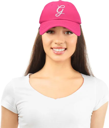 Miniatura 5 de DALIX Gorra de béisbol con letra G para mujer, monograma, bordado cursivo