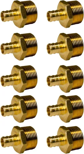 Miniatura 45 de XFITTING 1 pulgada Pex x 1 pulgada Adaptador Femenino NPT, 23-4-3=2X, 2 Piezas