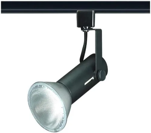 Miniatura 40 de TH205 R20 cabezal de carril cilíndrico de Nuvo, color negro, TH281, 150.00watts, 120.00 volts