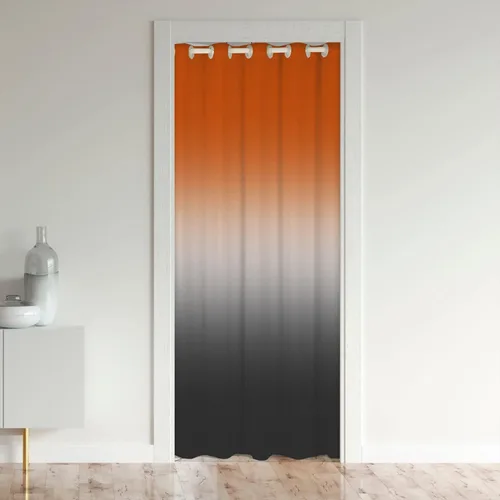 Miniatura 23 de Erosebridal Cortinas opacas de hojas para ventana de puerta, cortinas opacas de hojas blancas y negras, cortina de puerta de hojas, plantas Hojas