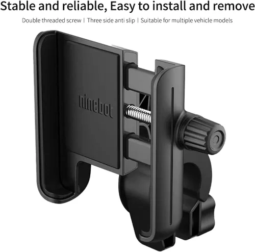 Miniatura 3 de Soporte de teléfono para Segway Ninebot MAX G30 F20 F30 F40 Scooter eléctrico, ajustable eMoped para manillar de bicicleta, soporte de teléfono