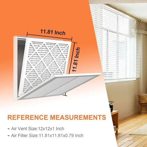 Miniatura 3 de Filtro de aire para horno MERV 8 MPR 600 FPR 5 filtros plisados HVAC para oficina en casa, paquete de 4