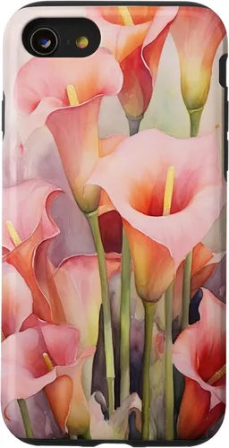 Miniatura 17 de iPhone 13 Pro Calla Lilies Flower Floral Watercolor Case