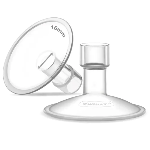 Miniatura 19 de Maymom MyFit Crater Series - Protector de pecho pequeño de 0.630 in, diseño de dos piezas, compatible con piezas de extractor de leche Medela