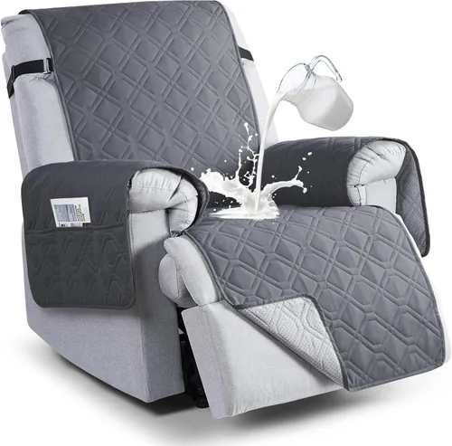Miniatura 26 de VANSOFY Fundas 100% impermeables para sillas reclinables, funda antideslizante para silla reclinable para perros, protector de muebles, funda