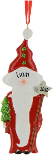 Miniatura 2 de Adornos de Navidad personalizados de gnomo 2025 – Adornos personalizados para adorno de elfo de Navidad, adorno de gnomo 2025, recuerdo de gnomos