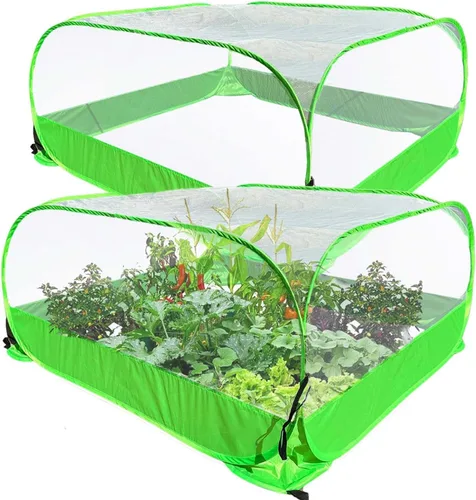 Miniatura 11 de Cubierta de Malla de Jardín de 36" para Plantas, Cubierta de Malla de Jardín Emergente para Plagas, Protector de Plantas contra Aves y Plagas
