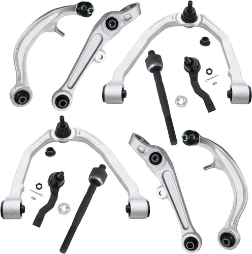 Miniatura 65 de Detroit Axle - Kit de suspensión frontal de 10 piezas para Jeep 2002-2004 Liberty, 2 brazos de control superiores con rótula 2 rótulas inferiores, 4