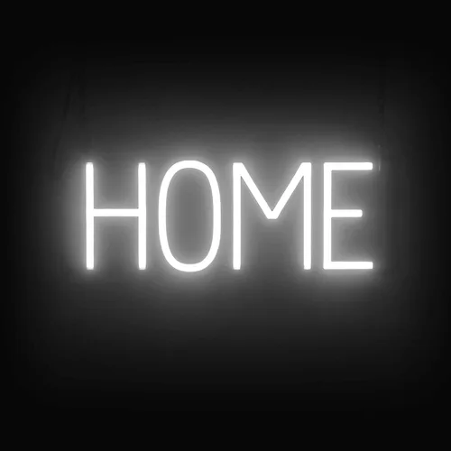Miniatura 15 de SpellBrite Letrero de hogar Aspecto de letrero de neón para el hogar, luz LED azul 17.7 x 6.3 pulgadas