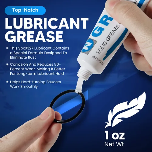 Miniatura 5 de Lubricante de grasa y junta tórica para juntas tóricas Hayward SPX0327-2oz Lubricante de silicona impermeable para filtros de piscina, grasa
