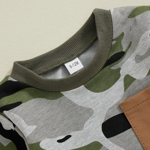Miniatura 3 de YINGISFITM Ropa de otoño para bebé, sudadera con cuello redondo y manga larga, pantalones deportivos para otoño e invierno