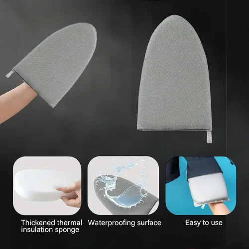 Miniatura 2 de Vaporizador portátil de viaje y juego de tabla de vapor plegable, tabla de hierro resistente al calor para vapor de ropa de alta presión, removedor