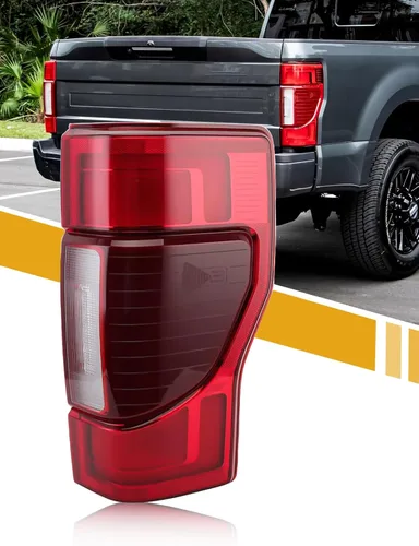 Miniatura 9 de LIDNADY Conjunto de luz trasera compatible con Ford Super Duty F250 F350 2020 2021 2022 con Punto Ciego sin modelos LED, reemplazo de lámpara Punto