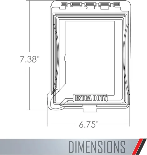Miniatura 3 de TayMac Paquete de cubiertas de enchufes eléctricos resistentes a la intemperie con carcasa empotrada y montaje