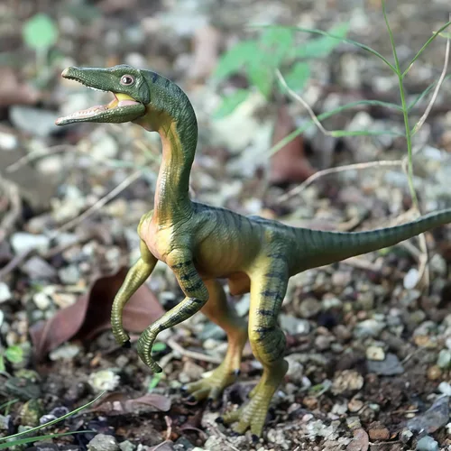 Miniatura 2 de Gemini&Genius Velociraptor Compsognathus - Juguetes de dinosaurio, figuras de acción de dinosaurio con mandíbula y manos móviles, juguetes de Raptor