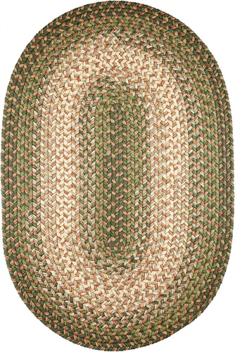 Miniatura 19 de Rhody Rug Easy Living EL33 Taupetone - Alfombra ovalada trenzada de 4 x 6 pies, decoración del hogar, tapete para piso o dormitorio, de fácil