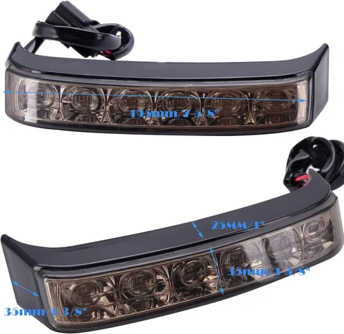 Miniatura 5 de JMTBNO - Lámpara LED para alforjas traseras de motocicleta, para Touring Street Road Glide CVO Electra Glide Ultra Classic Ultra Limited CVO