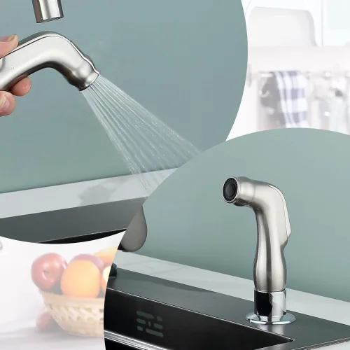 Miniatura 6 de Pulverizador de fregadero compatible con Moen universal de repuesto de rociador de cocina, cabezal rociador de fregadero con manguera y soporte