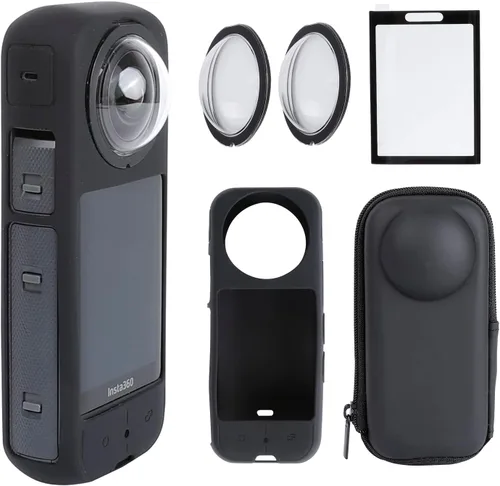 PellKing Kit de accesorios de protección de cámara para Insta360 X3, Insta 360 X3, incluye protector de lente/cubierta protectora de