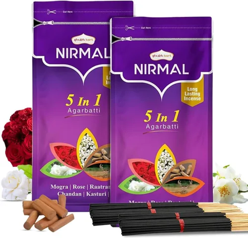 Miniatura 9 de Kesar Oudh - Varillas de incienso – Paquete de 2 varillas de incienso, 200 varitas de incienso de azafrán y madera de agar