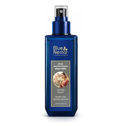 Miniatura 10 de Blue Nectar Niraa Oudh Veera Attar Mist Bruma de perfume para hombres y mujeres Oudh Attar de larga duración con rosa y azafrán Spray
