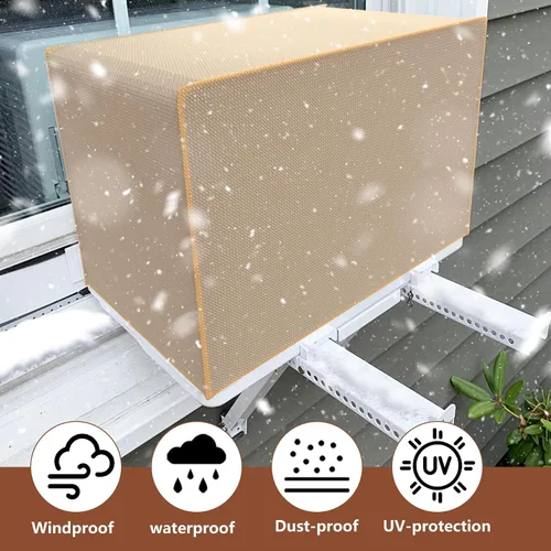 Miniatura 6 de BJADE'S Cubierta de aire acondicionado para ventana compatible con la unidad de aire acondicionado de ventana en forma de U Midea, resistente
