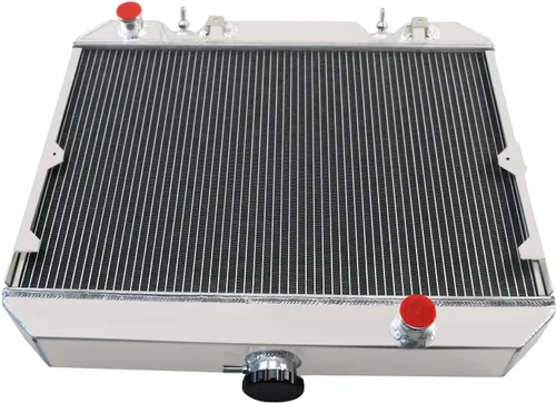 Miniatura 6 de Radiador para Nissan Datsun 280ZX 280 ZX 280 ZX 280C 430 Sedan 2.8L L6, radiador de aluminio de rendimiento completo de 3 filas