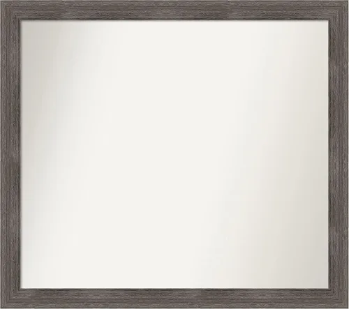 Miniatura 515 de Amanti Art Espejo personalizado, espejo de baño gris plomo a rayas, espejo de pared o espejo de tocador de baño sobre el fregadero
