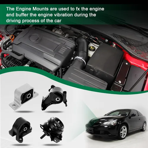 Miniatura 6 de SCITOO Juego de soportes Trans de montaje de motor para 2002-2006 para A-cura RSX EMT9066