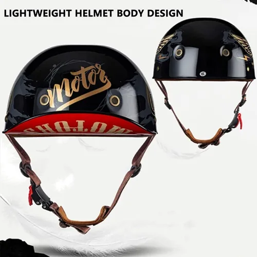 Miniatura 6 de Casco de béisbol de motocicleta, aprobado por DOT, casco de motocicleta para hombre, casco de motocicleta alemán, unisex, para ciclomotor, scooter, 3