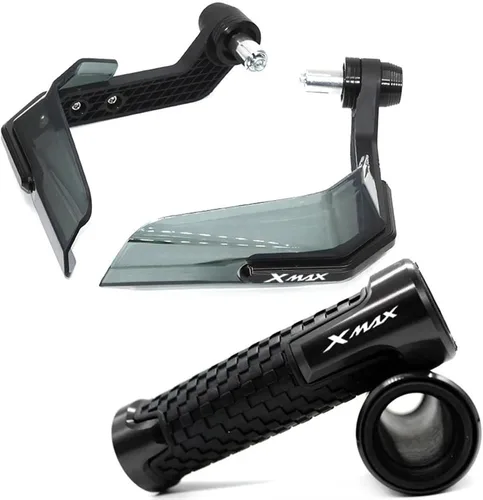 for Y&AMAHA X-MAX Xmax 125 250 300 400 XMAX300 XMAX125 Accessories Motorcycle Handguard Windshield Hand Guard Shield Protector (Color : Black)