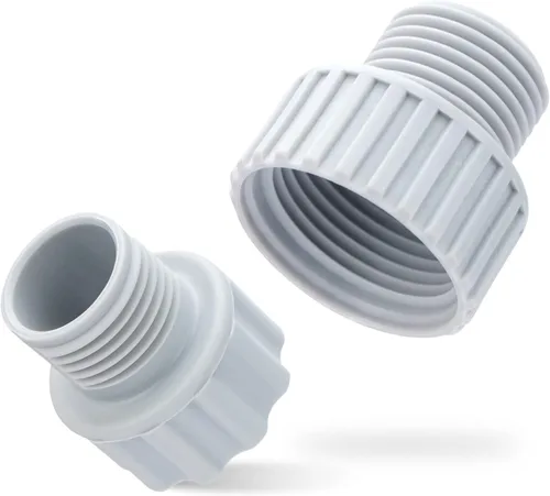 Miniatura 8 de Green Expert Kit de Adaptador de Plástico Multiusos para Manguera de Agua y Bomba de Sumidero Conexión Fácil, Contiene NPT Hembra de 1-1/2" a GHT
