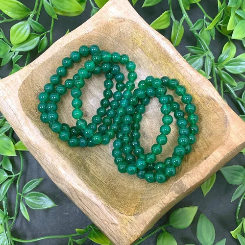 Miniatura 441 de Gem Avenue Handmade Round Bead Stretch Bracelet Unisex Natural Stone Beaded Jewelry for Men & Women, Elastic Wristband for Daily Wear