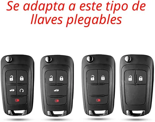 Miniatura 2 de Funda para llavero Chevy con llavero, funda de protección completa de TPU premium para Chevrolet Equinox Camaro Cruze Malibu Sonic Buick Terrain