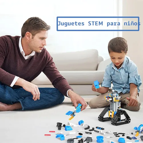 Miniatura 6 de Juguetes robot para niños de 8 a 16 años con aplicación o control remoto, kit de bloques de construcción programables científicos, proyectos STEM