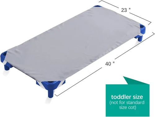 Miniatura 5 de 2 piezas de sábanas tamaño cuna para guardería, 23" x 40", sábana de cuna para la siesta de los niños, gris, sábana de microfibra transpirable