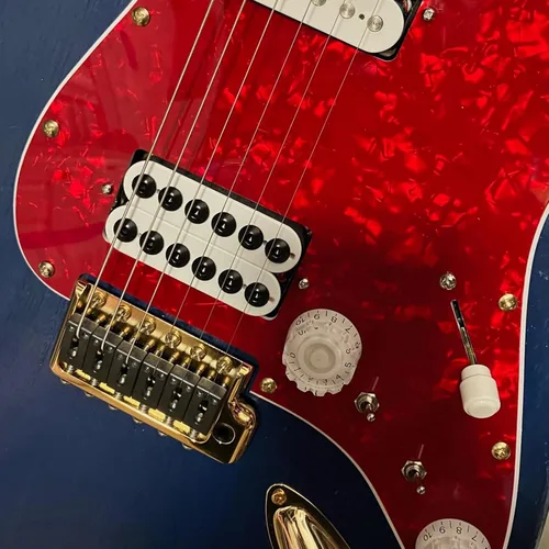 Miniatura 6 de Pastillas de guitarra humbucker de alto rendimiento estilo Invader con imán cerámico para partes de guitarra eléctrica, cuello y puente (blanco)