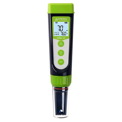 Apera Instruments AI101G Kit de probador tipo pluma de la serie GroStar GS1 con sonda de pH de doble unión reemplazable para pruebas de calidad del