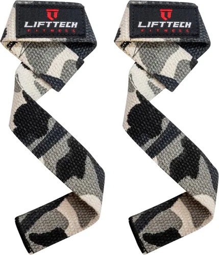 Miniatura 8 de Lift Tech Fitness Correas de levantamiento de pesas para hombres y mujeres – Correas de gimnasio de algodón para levantamiento de pesas, HIIT