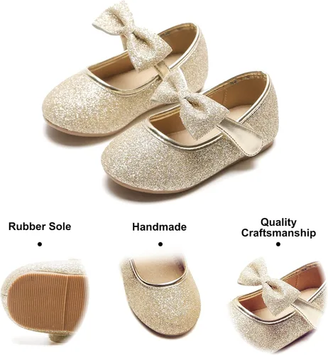 Miniatura 4 de Felix Flora Toddler Little Girl Dress Shoes - Girl Mary Jane Flats Party School Wedding