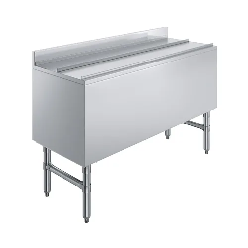 Miniatura 10 de AmGood 18.5 in. x 24 in. Cubo de hielo debajo de la barra con tapa deslizante NSF Baúl de hielo de acero inoxidable con tapa deslizante